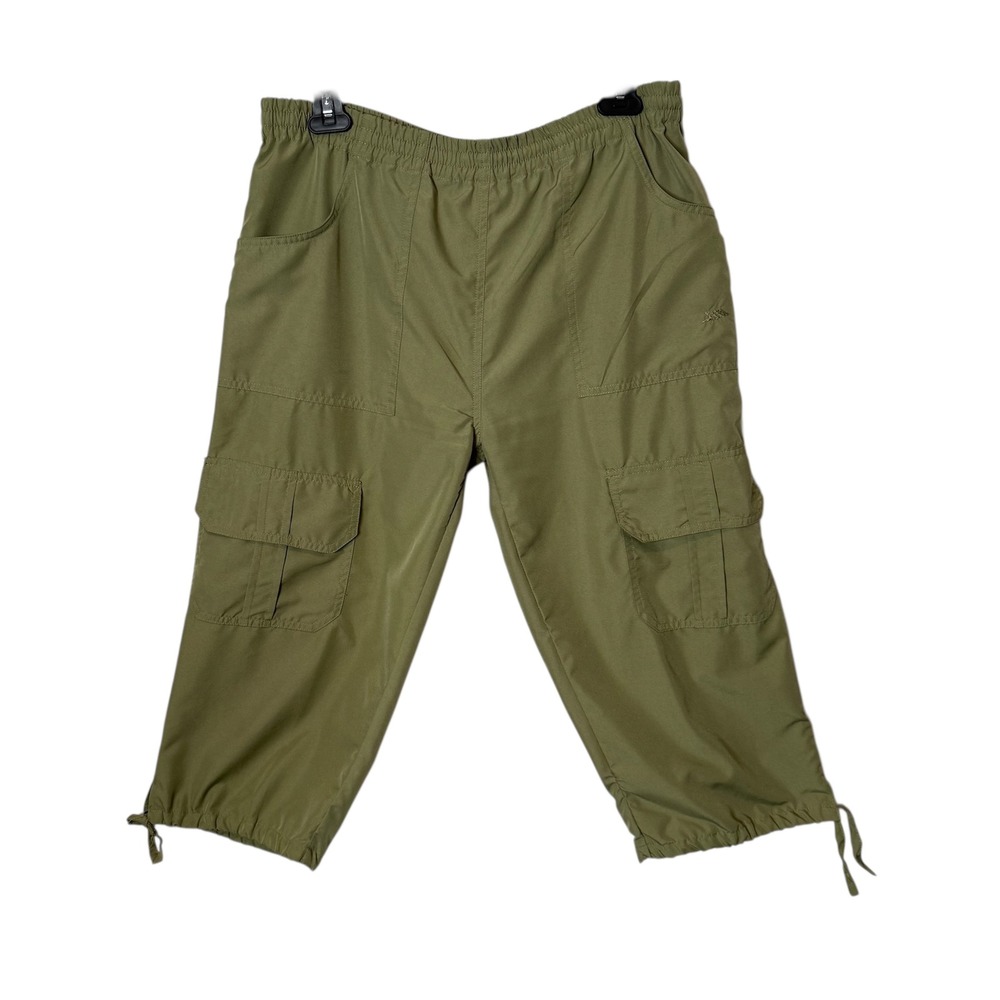 Trespass Outdoor Womens Cargo Capri Pants Green Size S Gorpcore‎ Utility Camping